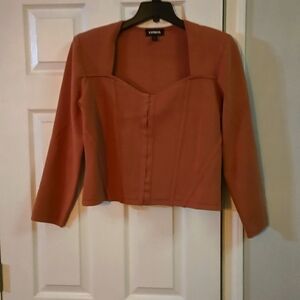 Classy sexy heavy knit top